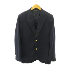 ブルックスブラザーズ BROOKS BROTHERS ヴィンテージ 80s～ テーラードジャケット ブレザー 背抜き 段返り USA製 38 紺 ネイビー 0716 ■IBO100のサムネイル