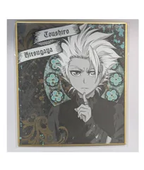 BLEACH オンラインくじ BLACK & ROCK D賞 ミニ色紙 D-6 日番谷冬獅郎 monochrome くじ引き堂 ブリーチ グッズ 色紙のサムネイル