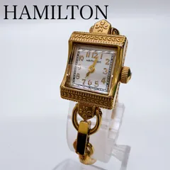 電池交換済　美品　Hamilton アメリカンクラシック 時計 シェル ゴールドのサムネイル