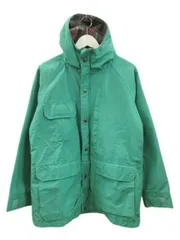 ランズエンド LANDS' END 80s 90s マウンテンパーカー 裏ブランケット USA製 グリーン Mのサムネイル