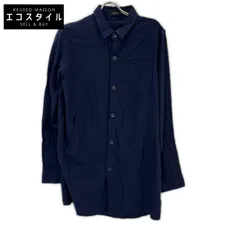 UNDER COVER　アンダーカバー　14AW　ネイビー ネップロングシャツ　4のサムネイル