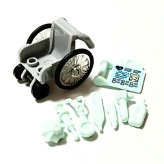 レゴ 正規品 中古 車椅子 注射 聴診器 医療小物 レゴブロック【管理番号：4271】のサムネイル