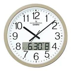 メーカー正規品 新品 CASIO カシオ 掛時計 シャンパンゴールド IC-4100J-9JFのサムネイル