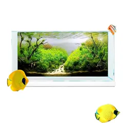 Coehaopike 水槽 バックスクリーン 水槽ステッカー 水族館ポスター1点セット PVC 3D効果 背景ステッカー 自己粘着タイプ 背景シート アクアリウム スクリーン 魚タンク 熱帯魚 海底 水草 60x30cmのサムネイル
