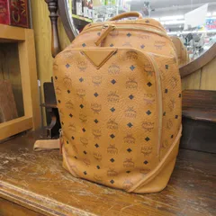高さ約34cm  MCM  mcm  ブラウン リュック　ヴィセトス   モノグラム　バックパック 　保存袋付き　エキスパート藤沢辻堂店のサムネイル