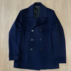 ディオール オム カシミア ダブル ピーコート ネイビー (Dior Homme Cのサムネイル