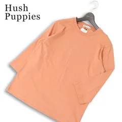 【新品 未使用】 Hush Puppies ハッシュパピー 春夏★ 七分袖 ロゴプリント Tシャツ カットソー Sz.M メンズのサムネイル