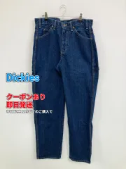 Dickies ディッキーズ デニムパンツ ブルー フルレングス 無地 ワンポイント ブランドロゴ レギュラー ストレート スタンダード リジッド・ワンウォッシュ レディースのサムネイル