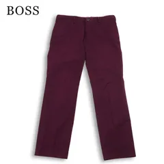 HUGO BOSS ボス ヒューゴボス 通年★ ストレッチ スリム トラウザー チノ パンツ Sz.46 メンズのサムネイル
