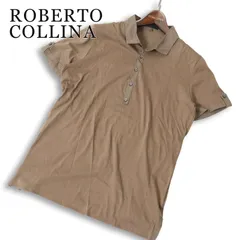 イタリア製★ ROBERTO COLLINA per SHIPS ロベルトコリーナ × シップス別注★ 春夏 半袖 ポロシャツ Sz.48 メンズのサムネイル