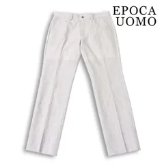 EPOCA UOMO エポカ ウォモ 春夏 クールドッツ★ ストライプ ストレッチ スリム スラックス パンツ Sz.48 メンズのサムネイル