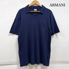 アルマーニコレッツォーニ 半袖 ポロシャツ Vネック ロゴ 刺繍 メンズ XL ISItems【USED】【古着】【中古】50163604のサムネイル