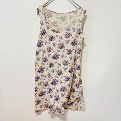 UNIQLO LAURA ASHLEY ユニクロ ローラアシュレイ チュニック ノースリーブ S 243-073516のサムネイル