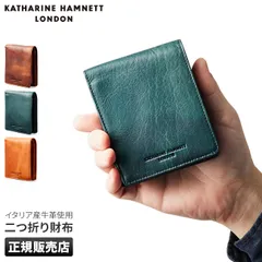 【メーカー正規品】キャサリンハムネット 財布 二つ折り財布 本革 メンズ レディース KATHARINE HAMNETT 490-59200のサムネイル