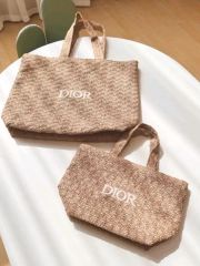 Dior ノベルティーオレンジ 編み込み トートバック 美品 - メルカリ