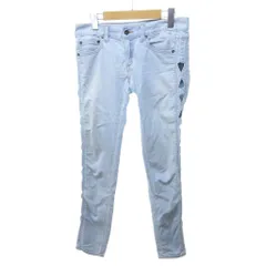 ルーカ RVCA エリン・ワッソン  Erin Wasson  コラボ 美品 ジーンズ  デニムパンツ カットワーク スキニー 27 ライトインディゴブルー /HWのサムネイル