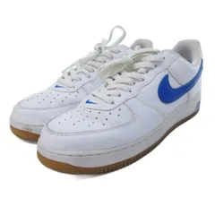 ナイキ NIKE AIR FORCE 1 LOW RETRO COLOR OF THE MONTH BLUE 旧デザイン JP29cm スウッシュ レザー /HW IBO95のサムネイル