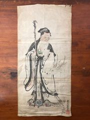 猿田彦大神図 掛軸 江戸時代 土佐光文 土佐派 日本画 安政度御所障壁画