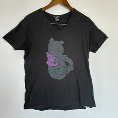 【即購入の場合はお値段交渉OK】ラブレス ギルドプライム ディズニー コラボ Vネック Tシャツ M ダークグレー　コットン100% 希少のサムネイル