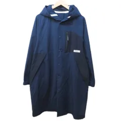 グラミチ GRAMICCI × SATOSHI YAMANE 山根敏史 コラボ 19SS シームレスフードコート ジャケット ロング 紺 ネイビー 系 0417のサムネイル