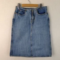 GAP ギャップ デニムスカート ブルー 2 レディース 古着 アメカジ シンプルのサムネイル