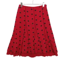 SONIA by SONIA RYKIEL ソニアバイソニアリキエル スカート スカート りんご柄 コットン100％ レッド 38【M】 レディース 【中古】のサムネイル