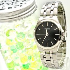 SEIKO 腕時計 7N01-0DE0 ブラックレザー 箱なし - メルカリ