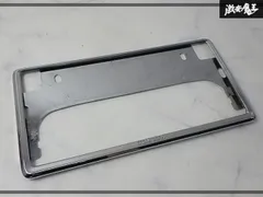 //美品//TOYOTA トヨタ 純正 ナンバーフレーム 1枚 単体 08407-00273/350のサムネイル
