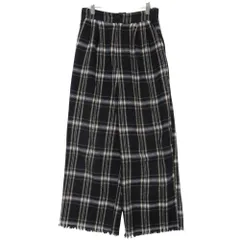 BEAMS HEART ビームスハート パンツ チェック 柄 フリンジ ネイビー×ホワイト レディース 【中古】のサムネイル