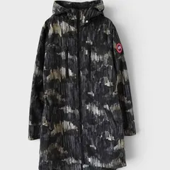 カナダグース カモ柄 フーデッド ナイロンジャケット グレー XS レディースのサムネイル