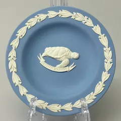 WEDG WOOD(ウェッジウッド) プレート新品同様  ジャスパー ブルーグレー×白のサムネイル