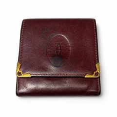 Cartier マストドゥカルティエ コインケース ボルドー - メルカリ