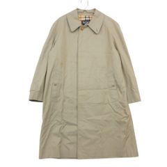 バーバリー ステンカラーコート ノバチェック ロング丈 実寸L ベージュ