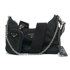 PRADA Re-Nylon×レザー ワンショルダーバッグ 黒 2VZ096 - メルカリ