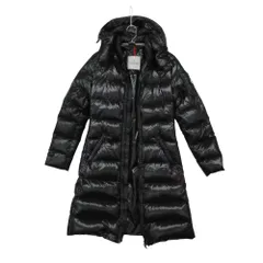 MONCLER モンクレール MOKA ダウンジャケット コート ロング丈 ナイロン フーデット アウター 49348 ブラック 00 レディース 【中古】のサムネイル