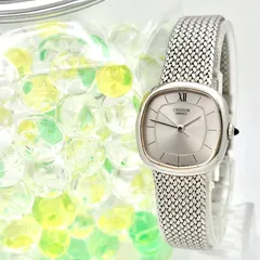 【美品/新品電池】SEIKO セイコー CREDOR クレドール レディース 腕時計 スクエア シルバー 1421-5020 350088のサムネイル
