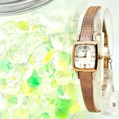 稼働美品】agete シェル文字盤 2PD silver刻印有 電池交換済 - メルカリ