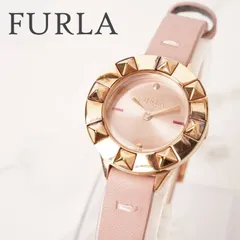 箱付き?FURLA フルラ レディース 腕時計 突起ベゼル ゴールド ピンクベルト ピンク文字盤のサムネイル