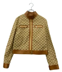 グッチ レザージャケット GGキャンバス 681034 Z8AV6 レディース SIZE 40 (M) GUCCIのサムネイル