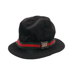 GUCCI グッチ ハット シェリーライン バケハ バケット 帽子 ブラック L メンズ レディース 【中古】のサムネイル