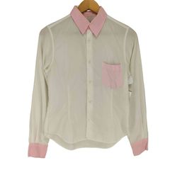 美品 tricot COMME des GARCONS 長袖シャツ ホワイト S - メルカリ