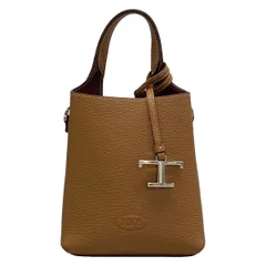 TOD'S(トッズ) ハンドバッグ Tタイムレス マイクロ ブラウン レザーのサムネイル