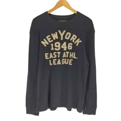 オールドネイビー OLD NAVY NEWYORK 1946 サガラワッペン ワッフル L/S シャツ メンズ  Lのサムネイル