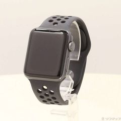 Apple Watch3 NIKE+ 42mm GPSモデル スペースグレイ - メルカリ