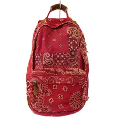 VISVIM ビズビム ICT BANDANA 22L バンダナ柄 バックパック　リュック デイパック レッド系【中古】のサムネイル