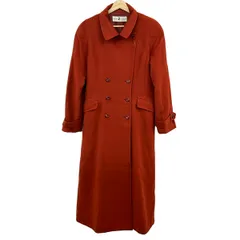 HIROKO KOSHINO(ヒロココシノ) コート レディース美品  - オレンジ 長袖/ロング丈/冬のサムネイル