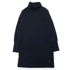 MERRELL タートルネック スウェット ワンピース S ブラック コットン French Terry Dress Cowl Neck Long Sleeve Pockets JWF25772のサムネイル