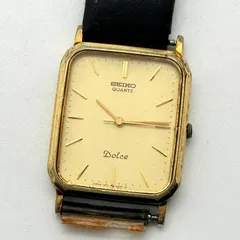 SEIKO セイコー ドルチェ 7731-5240 ゴールド QZ レディース 電池交換