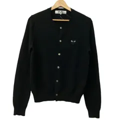 PLAY COMMEdesGARCONS(プレイコムデギャルソン) カーディガン サイズL レディース美品  - 黒 長袖のサムネイル