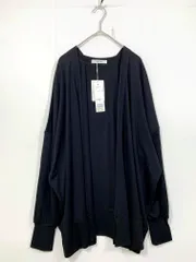 新品 DouDou ドゥドゥ 接触冷感 紫外線防止 ドレープ カーディガン sizeF/黒 ■◆ レディースのサムネイル